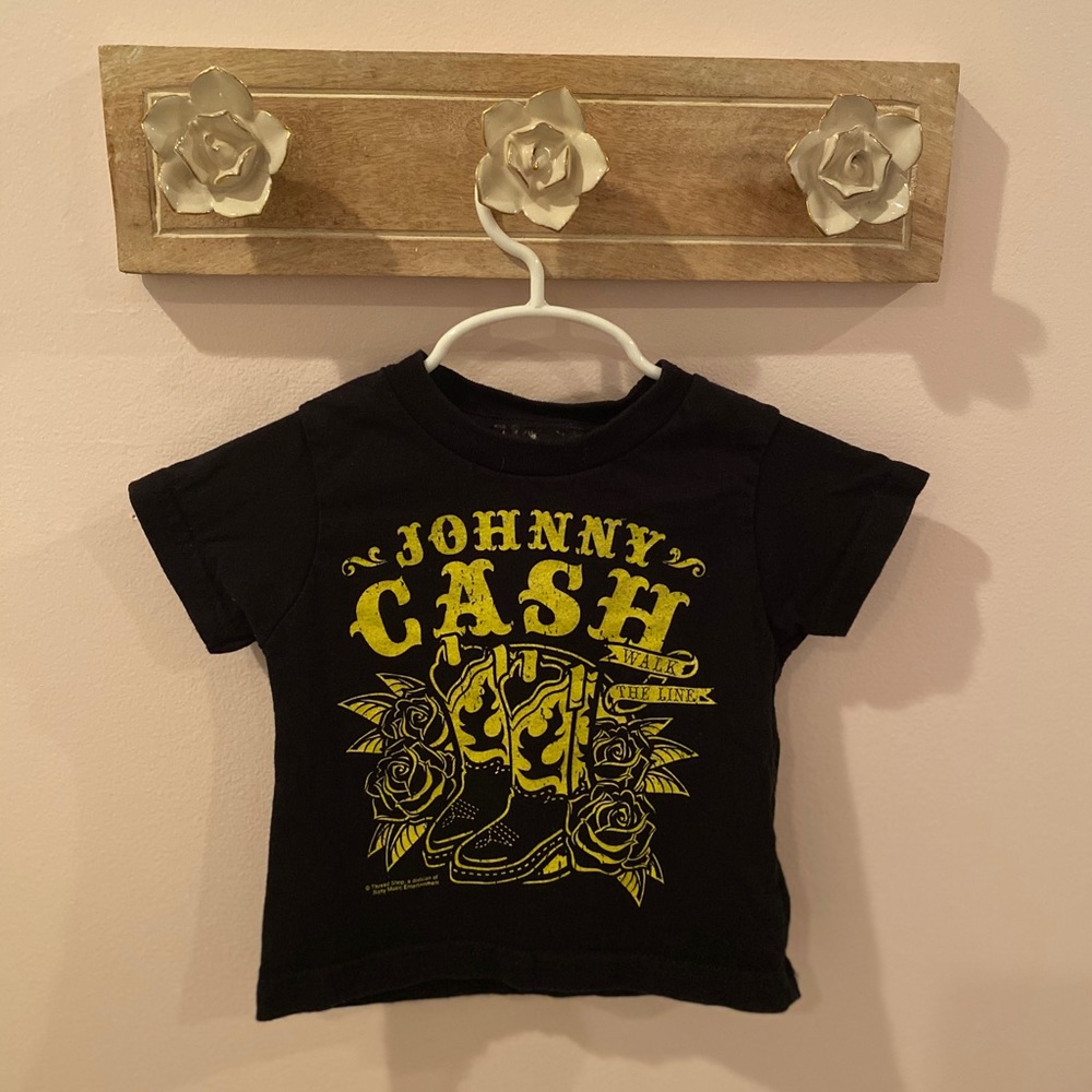 Johnny Cash tshirt toddler